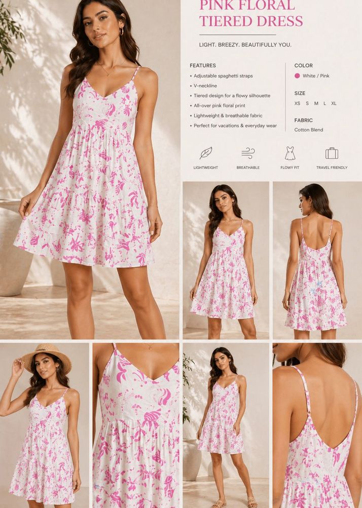 cotton floral dress