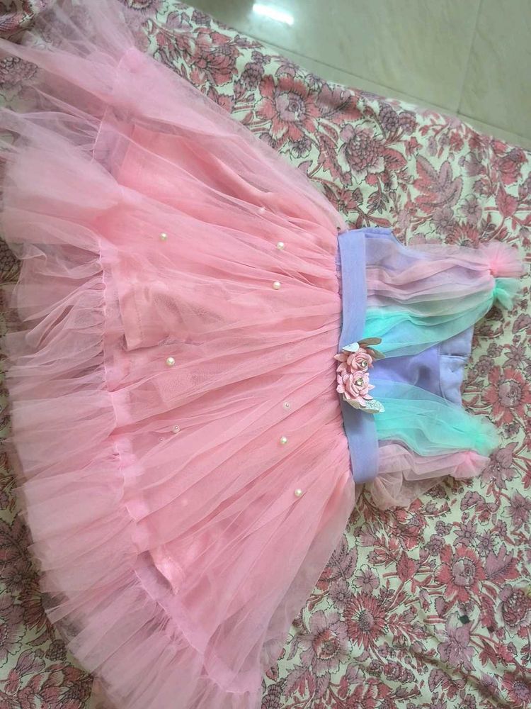Multicoloured Tulle Dress