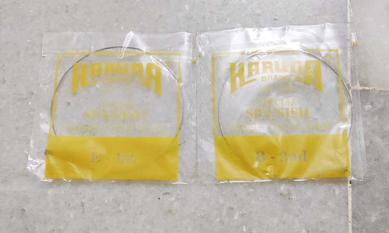 Haruna Brand Spanish Guitar Strings E 1st &amp; B 2nd