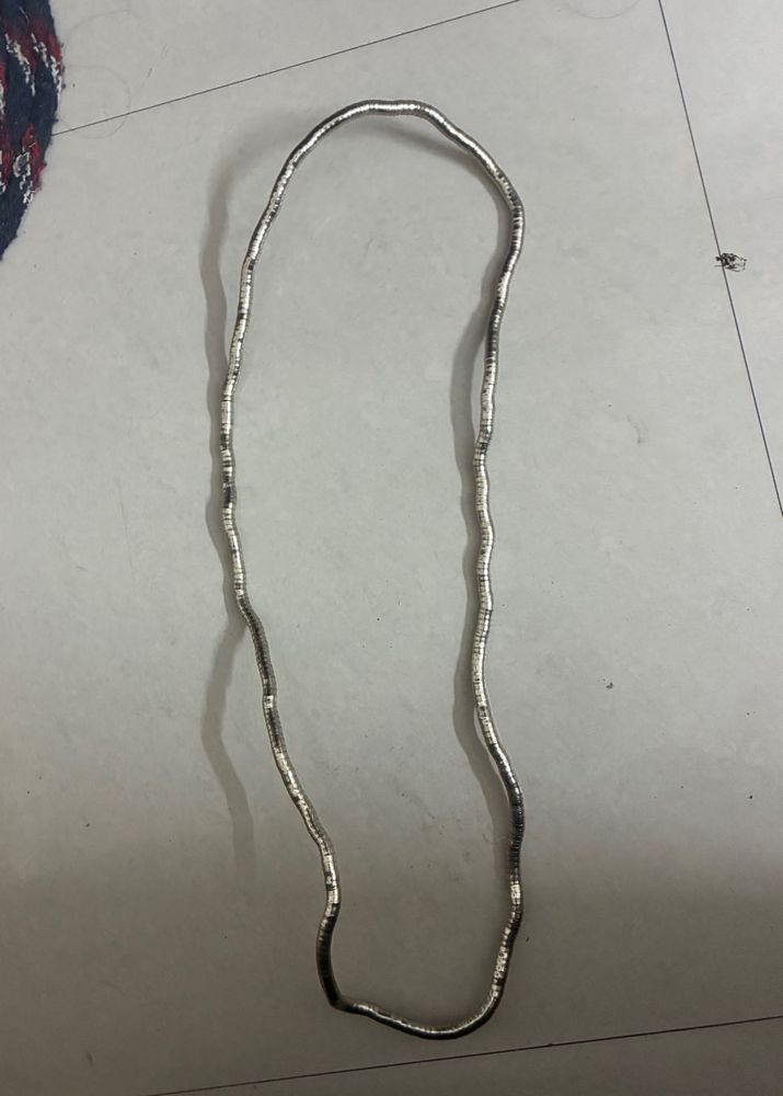 Elegant Silver MOLDABLE Chain Necklace Y2k