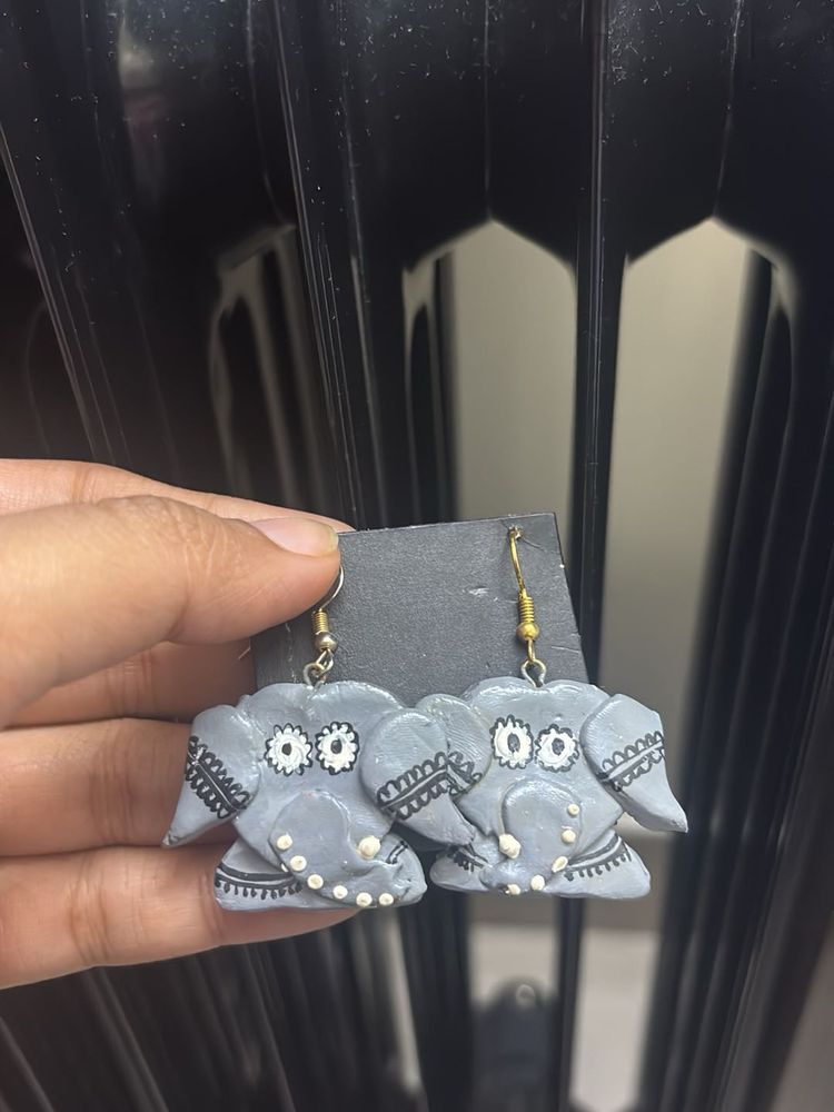 Elephant Dangle Earrings