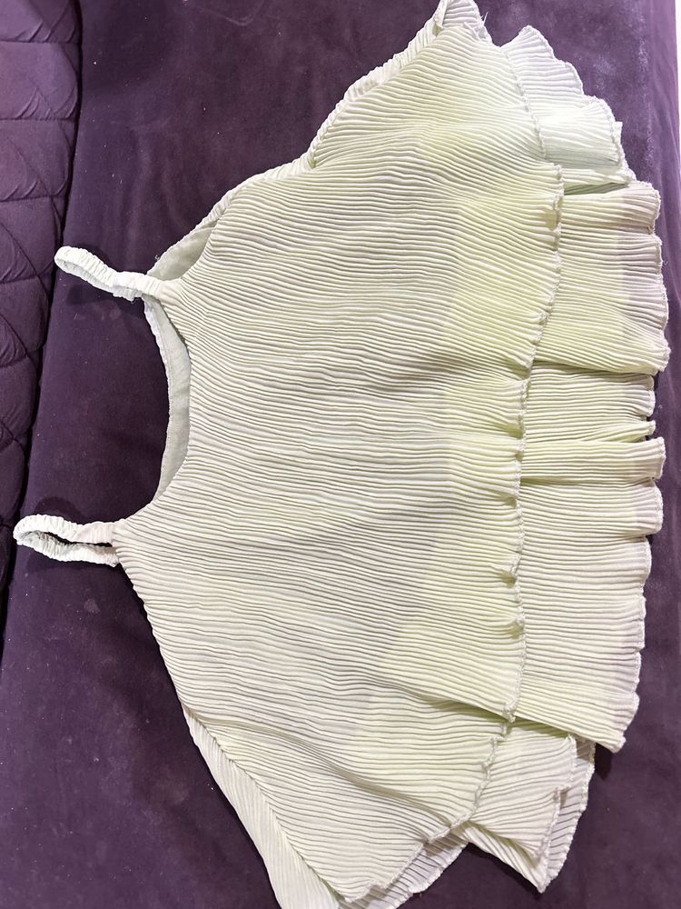 Pleated Layered Tank Top