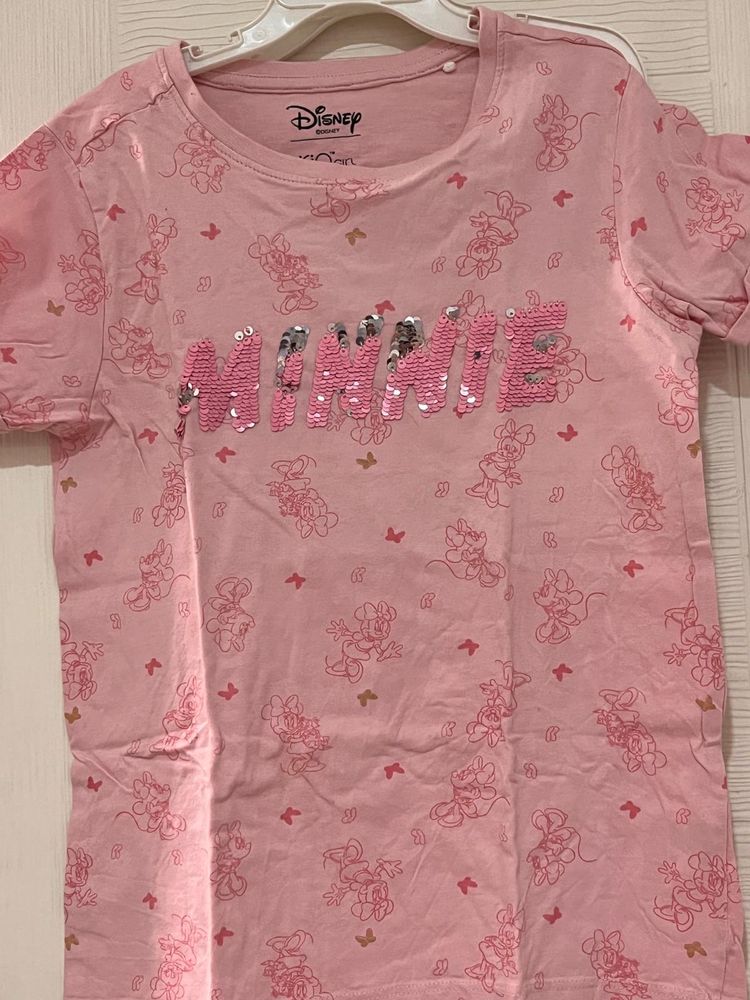 Disney Minnie Mouse Sequin T-Shirt