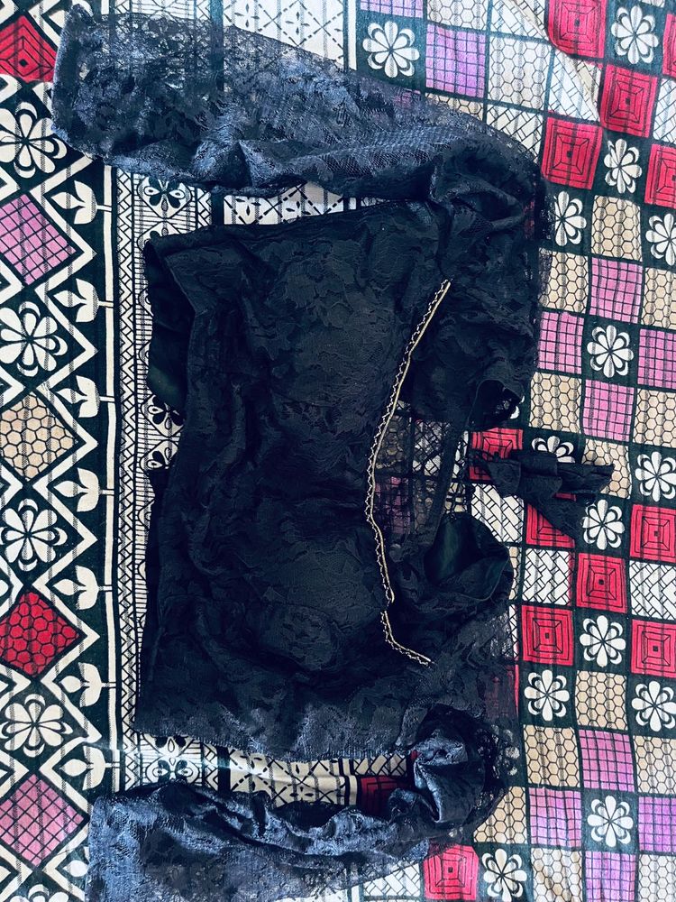 black full sleeve blouse