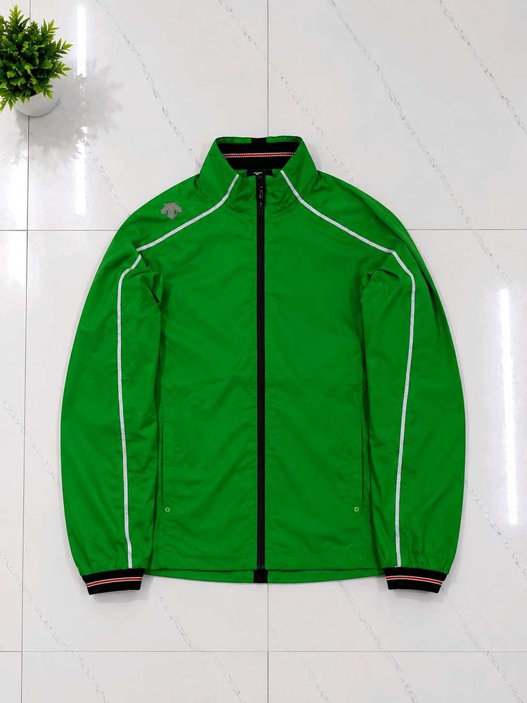 Green Descente Track Jacket