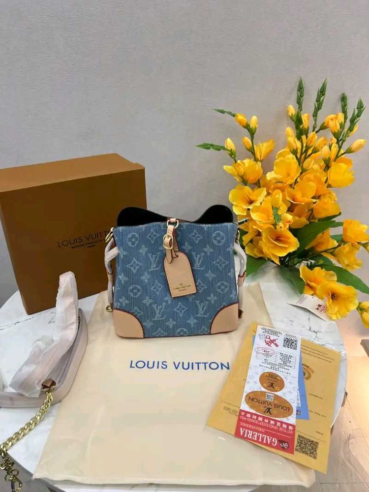 Louis Vuitton Denim Bucket Bag