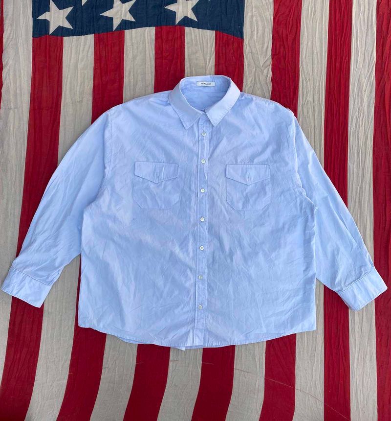 Brand Unknown Blue Long Sleeve Shirt