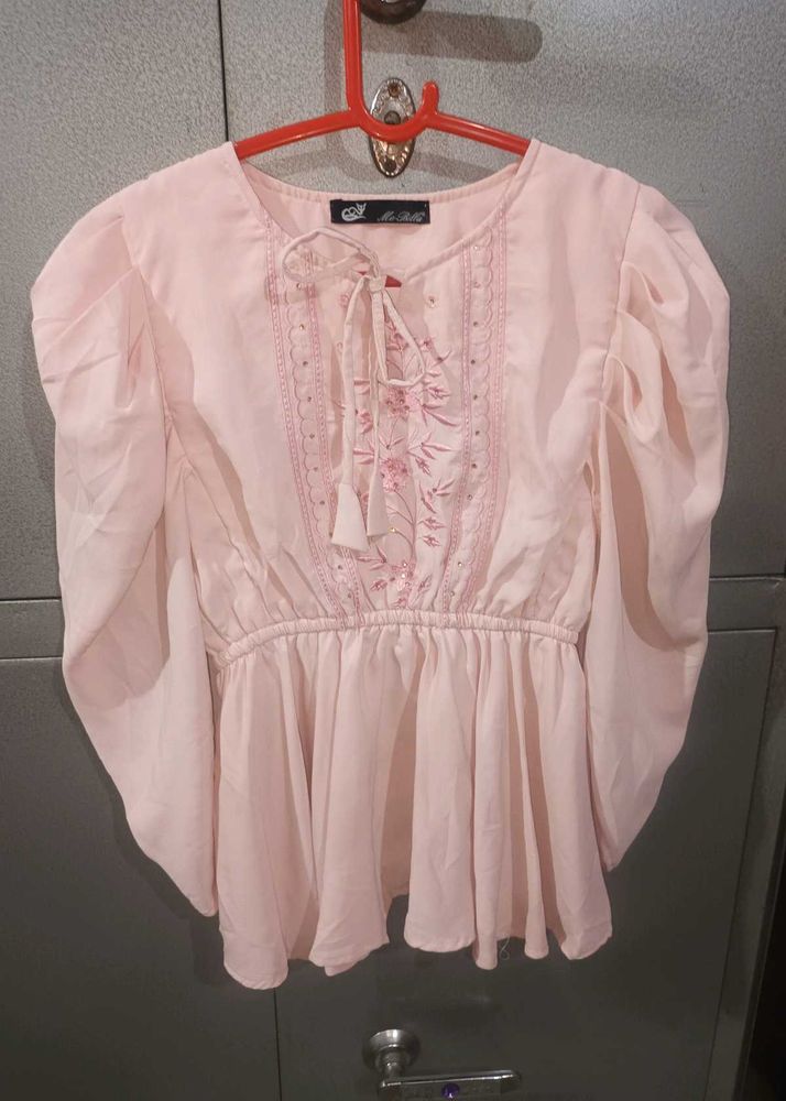 Cute Pink Crop top for women(with Freebie)