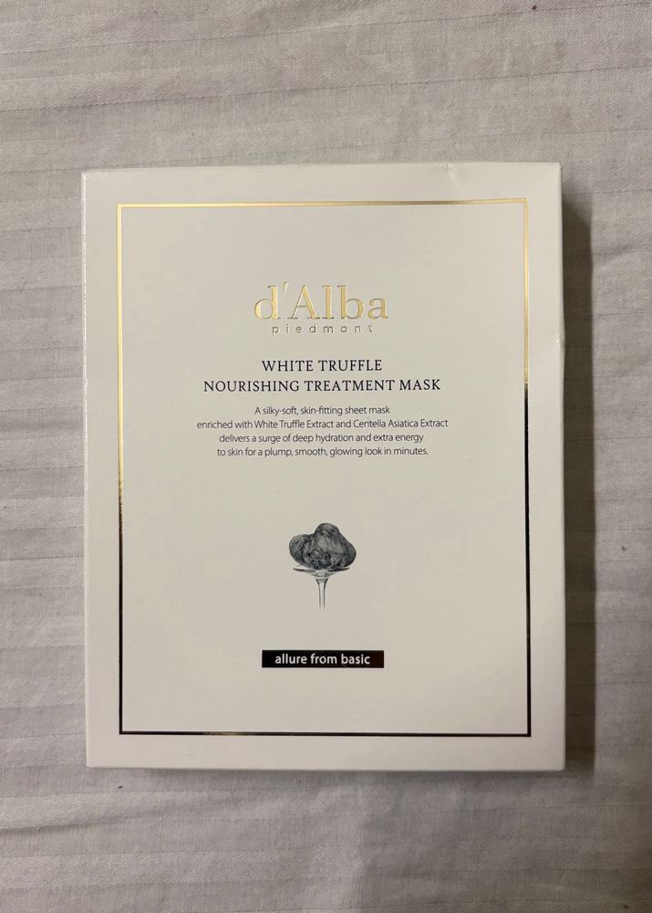 D'Alba White Truffle Nourishing Face Mask Sheet