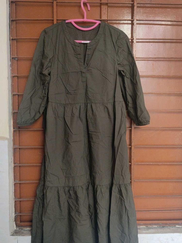 Olive Green Maxi Dress