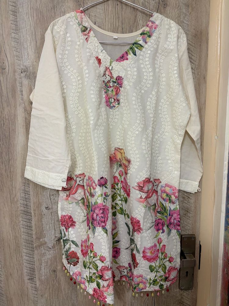 Floral Embroidered co ord