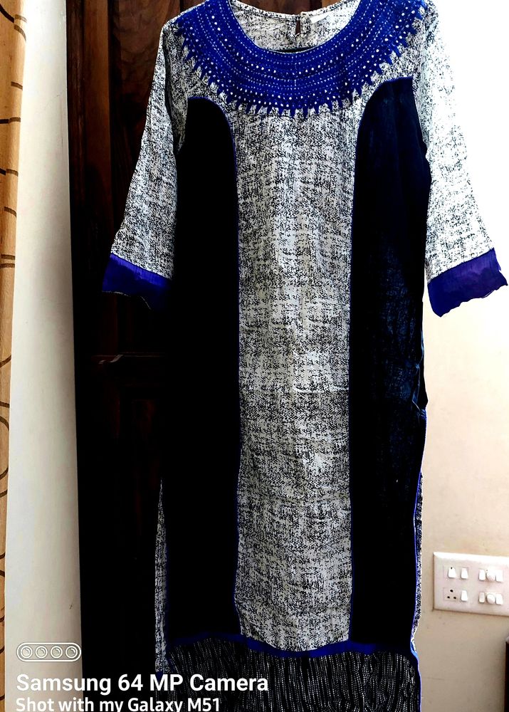 Black &amp; White Kurta
