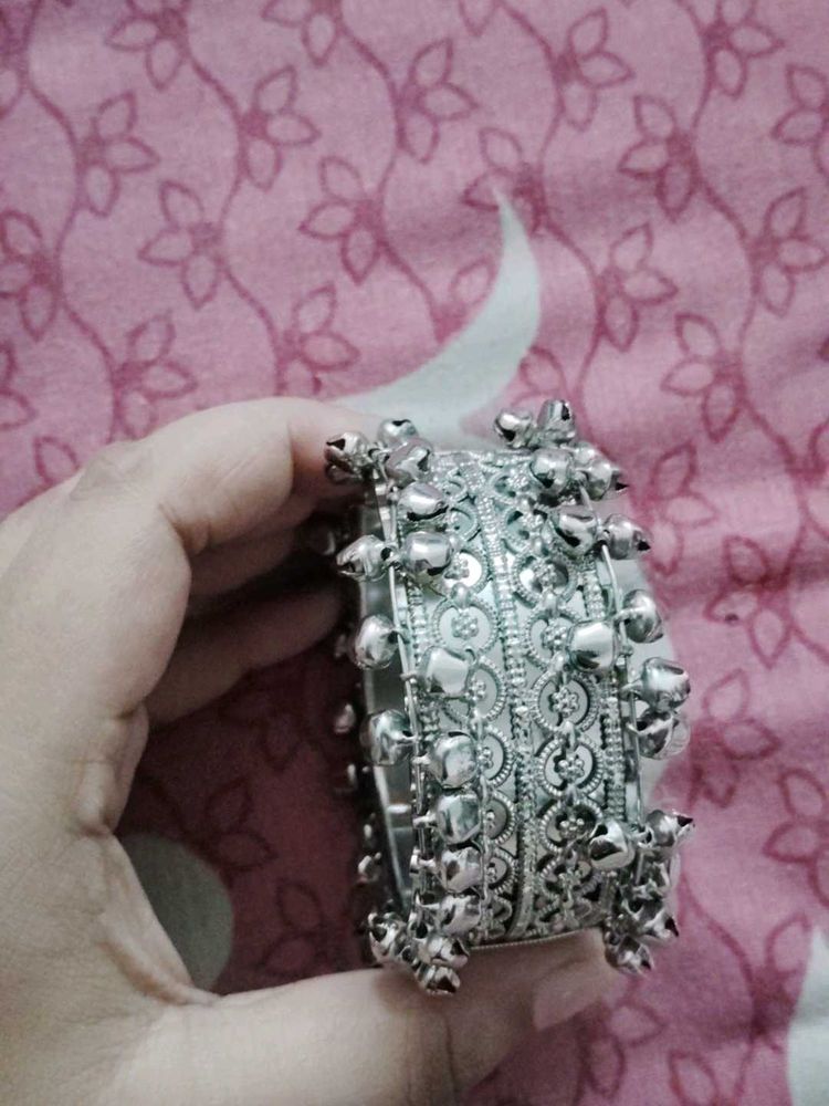 Oxidized Silver Bracelet
