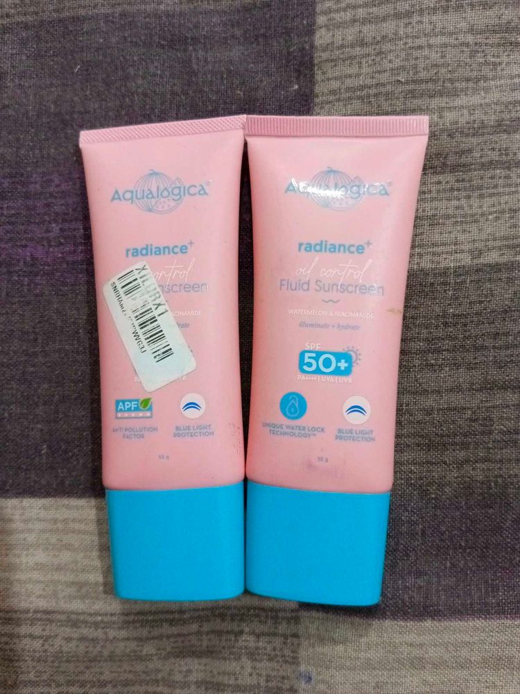 Aqualogica Radiance Sunscreen Fluid SPF 50+