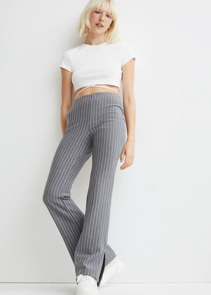 Striped Flare Pants