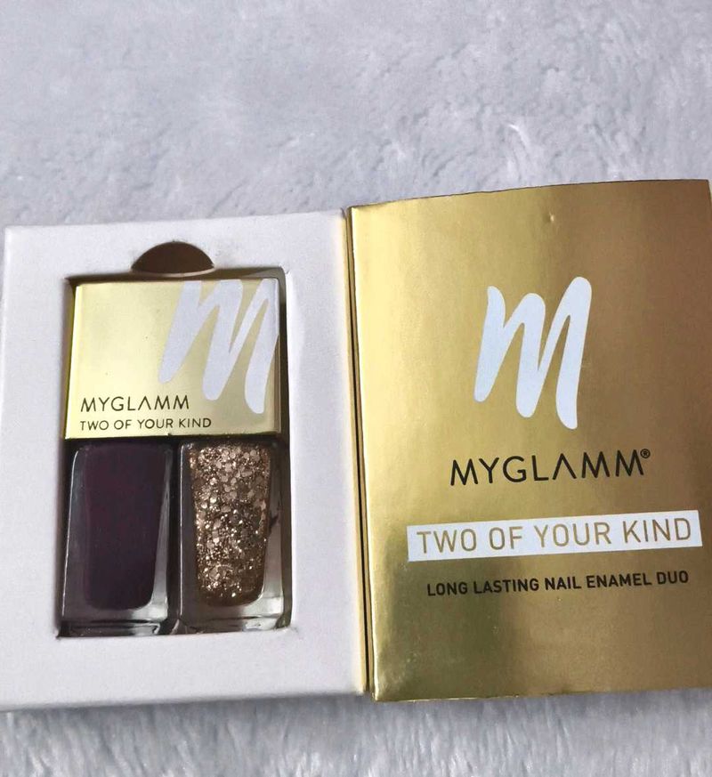 MyGlamm Nail Enamel Duo wicket wish