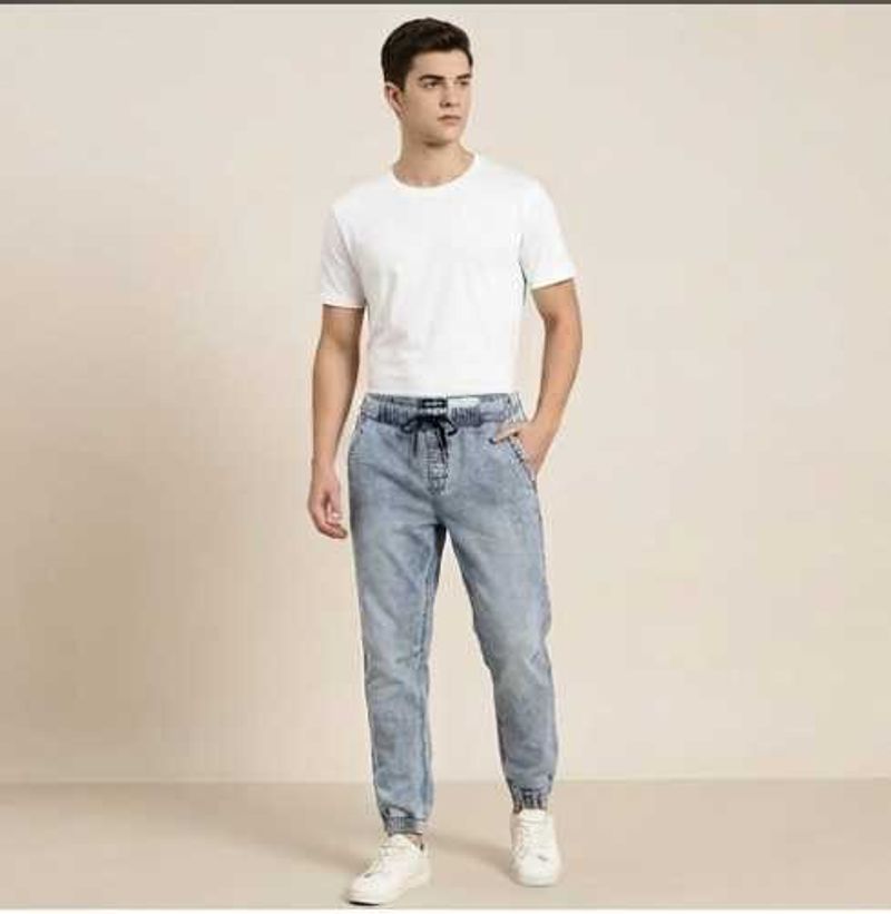 Men's Light Wash Zudio Jogger Jeans