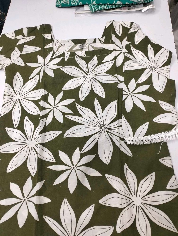 Y2K Cotton Short Kurti