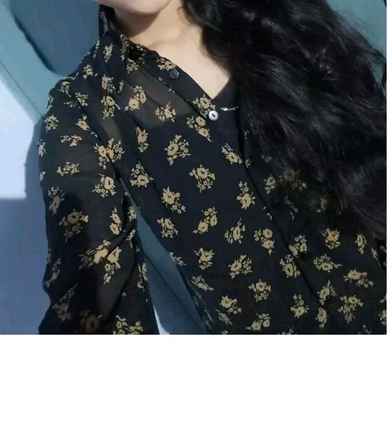 Women's Floral Print Shirt