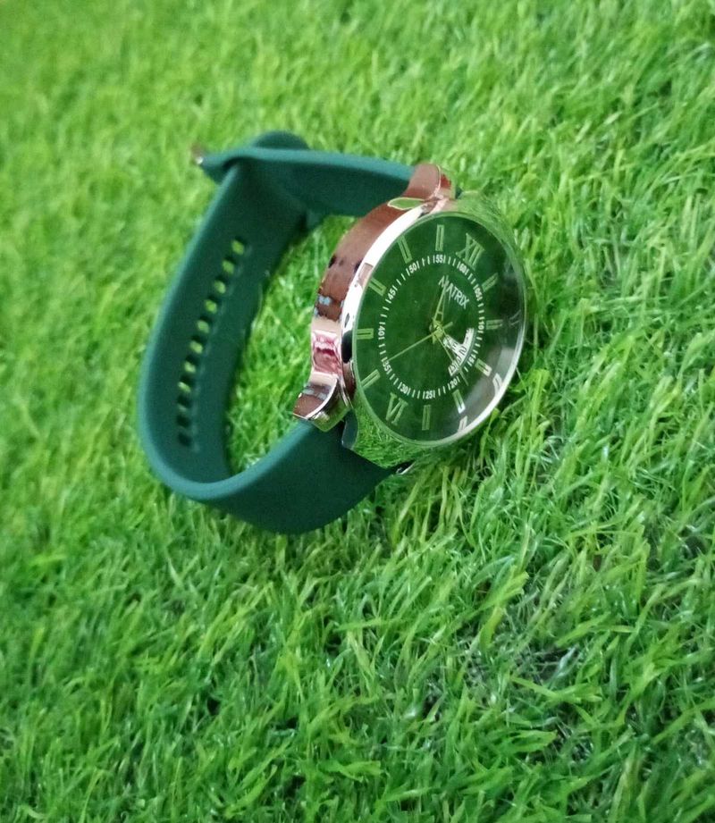 Stylish Green Matrix Watch