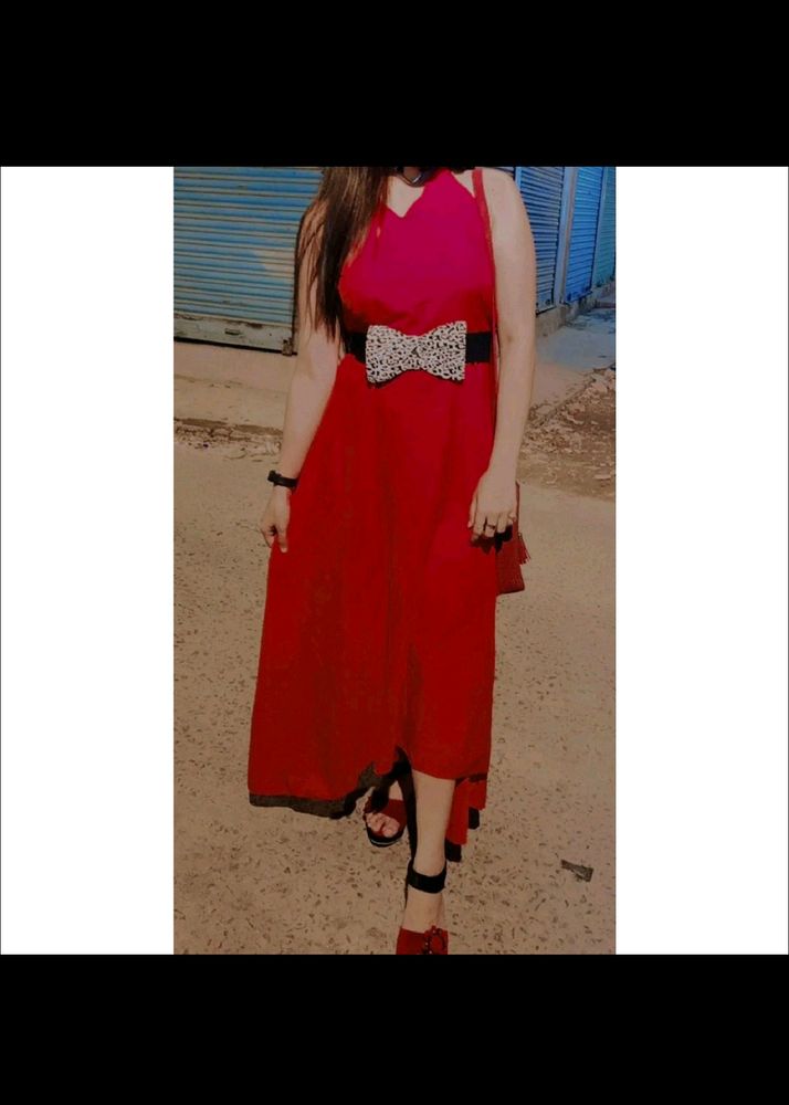 Backless Red Dress ❤️‍🔥🩸