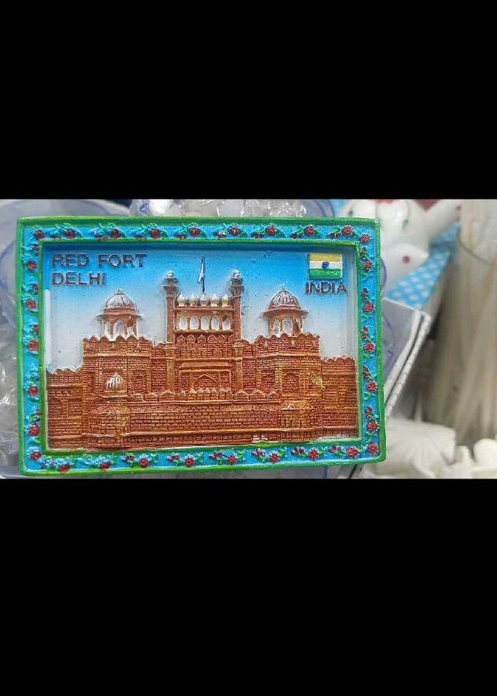 Red Fort Delhi India Souvenir Magnet