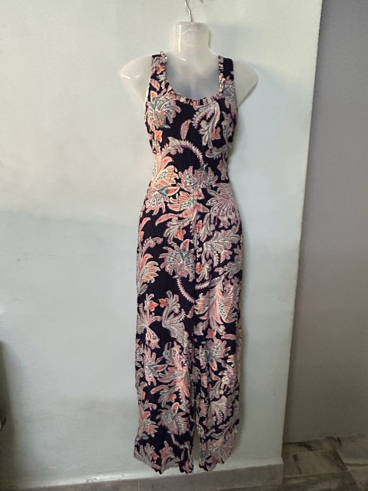 Boho Paisley Wide Leg Jumpsuit