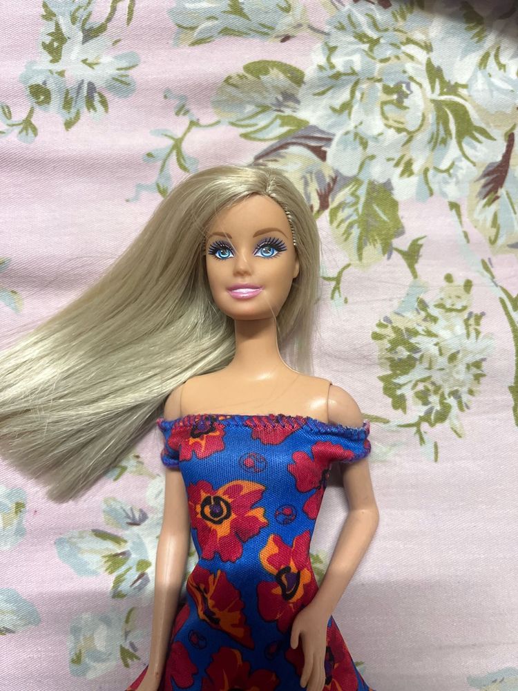Barbie Doll in Floral Dress