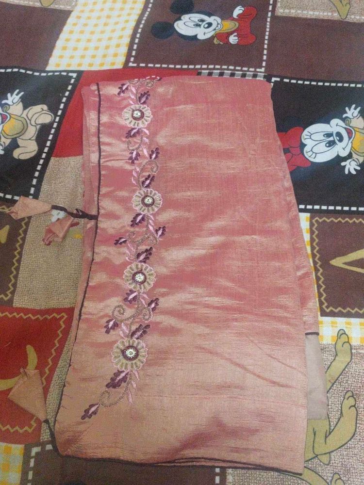 Embroidered Saree