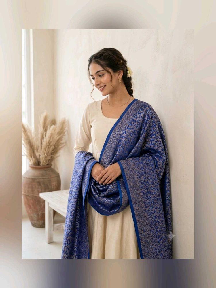 Grand Royal Blue Dupatta
