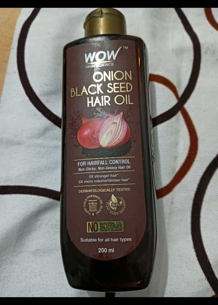 WOW Skin Science Onion Black Seed Hair Oil