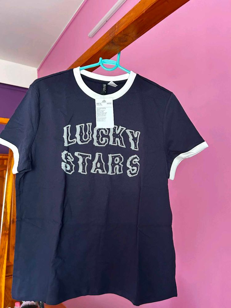 Navy Lucky Stars T-Shirt