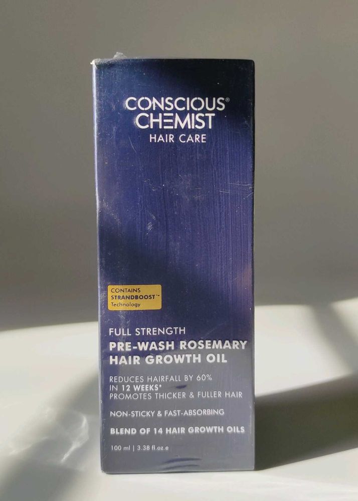 SEALED Conscious Chemist Rosemary Hair Oil