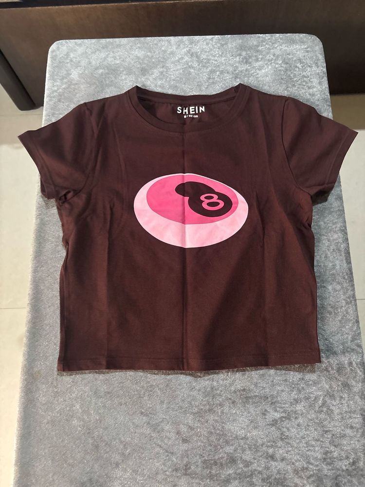 Brown Graphic T-Shirt