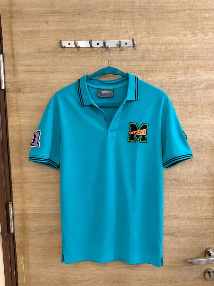 Coach Blue Polo Shirt