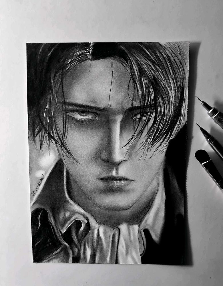 Levi Realistic Sketch | Attack on Titan Fan Art