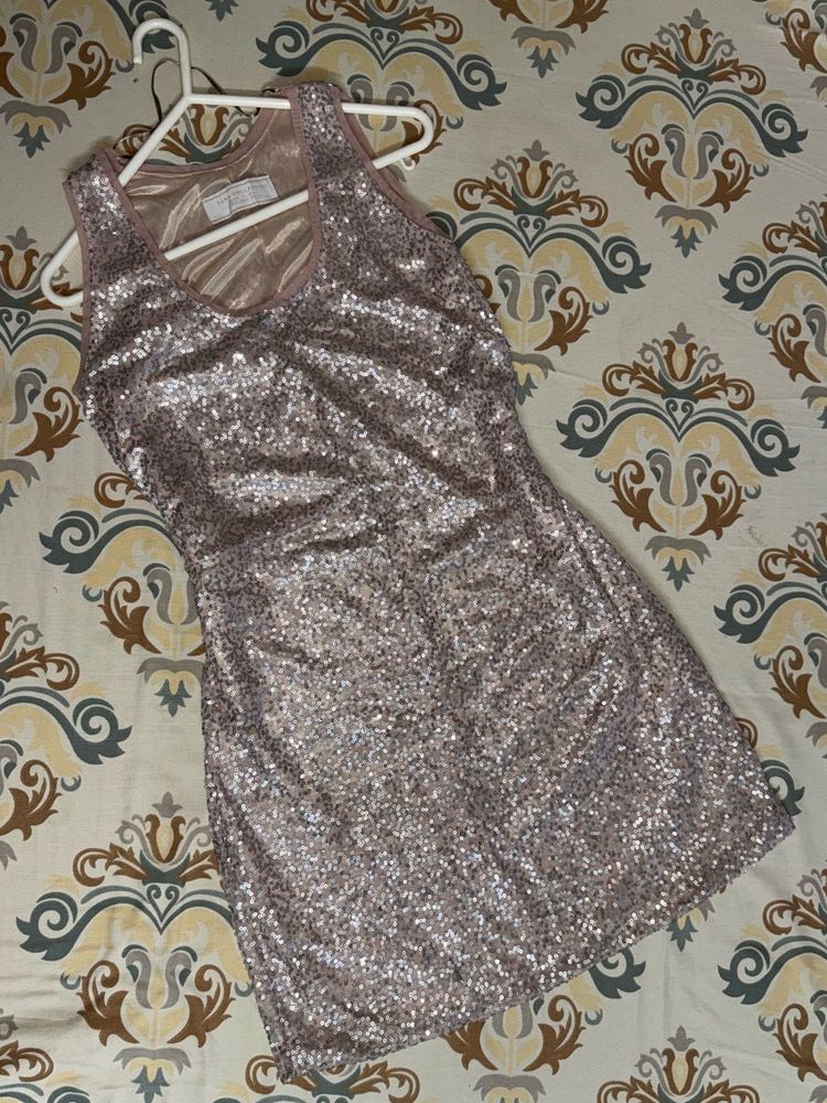 ZARA Vintage Sequin Dress - Size M