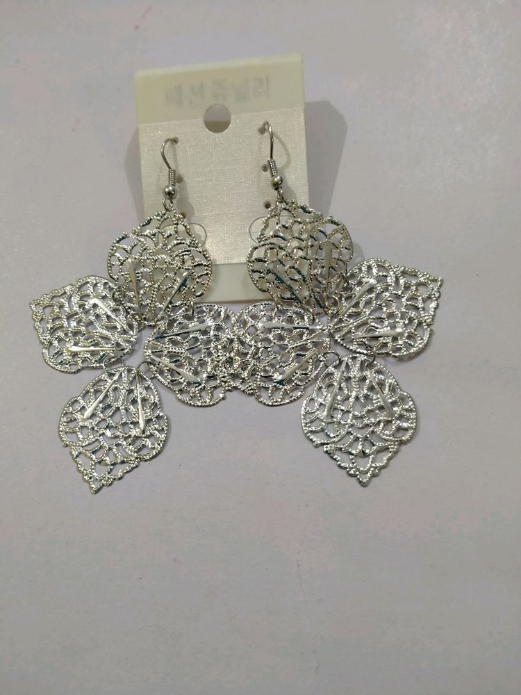 Beautiful Silver Plated Earrings Bought From Dubai