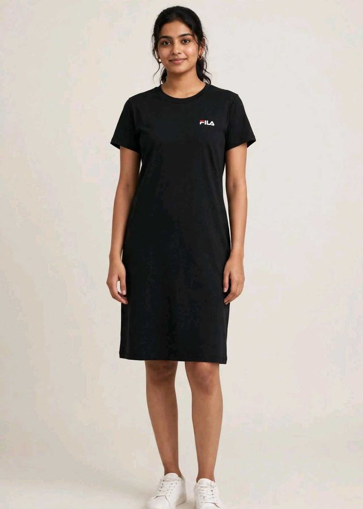 Fila Black T-Shirt Dress
