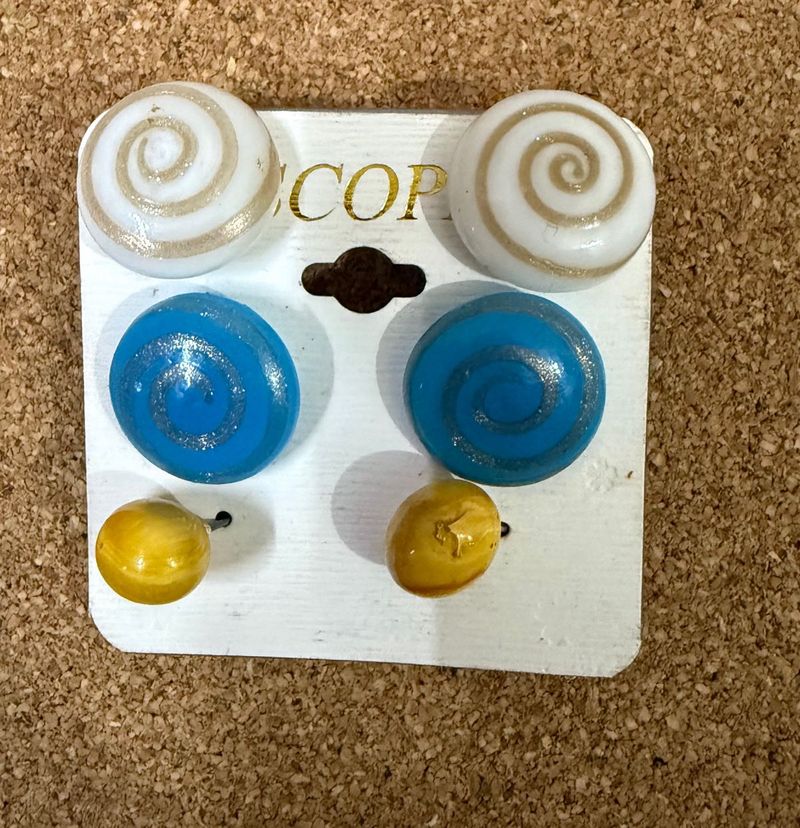 Funky Swirl Earring Set