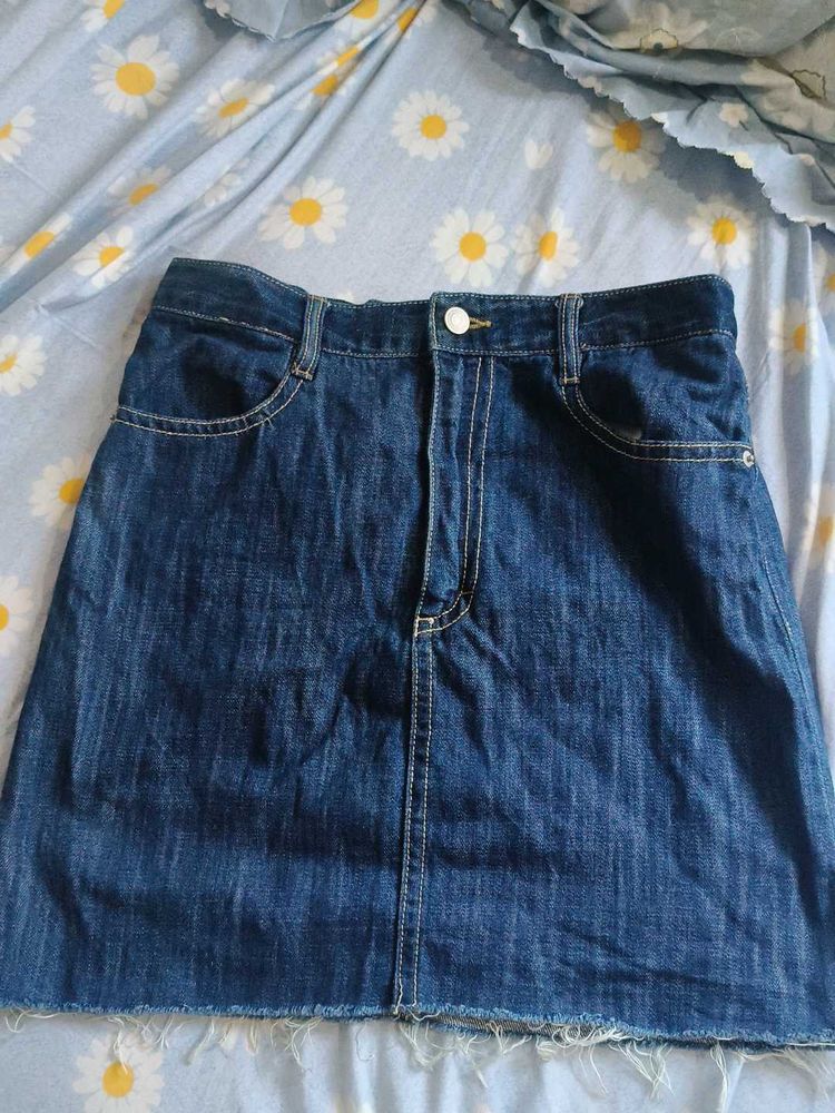 Classic Denim Mini Skirt