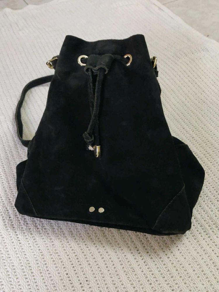 Black Suede hobo bag(at offer )