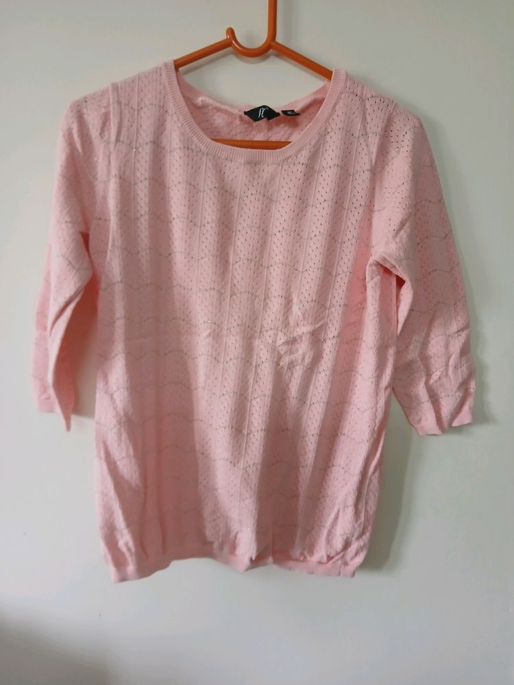 Pink Knit Top - Size M