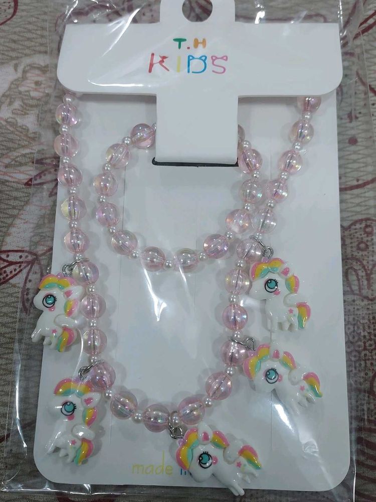 Unicorn Necklace &amp; Bracelet Set