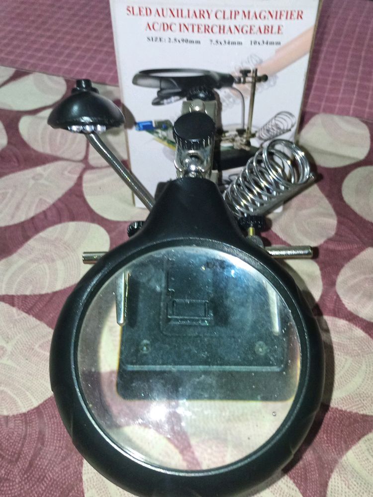 Clip Magnifier AC/DC Interchangeable