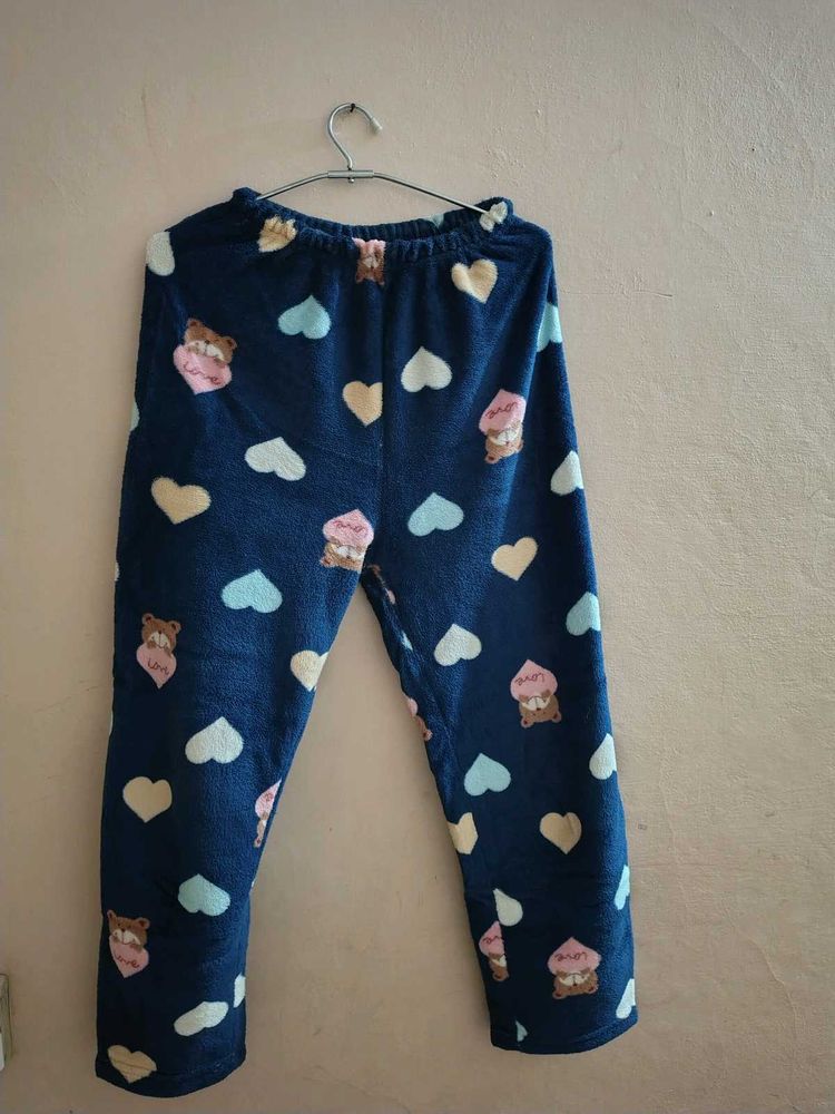 Cute Bear &amp; Heart Pajama Pants