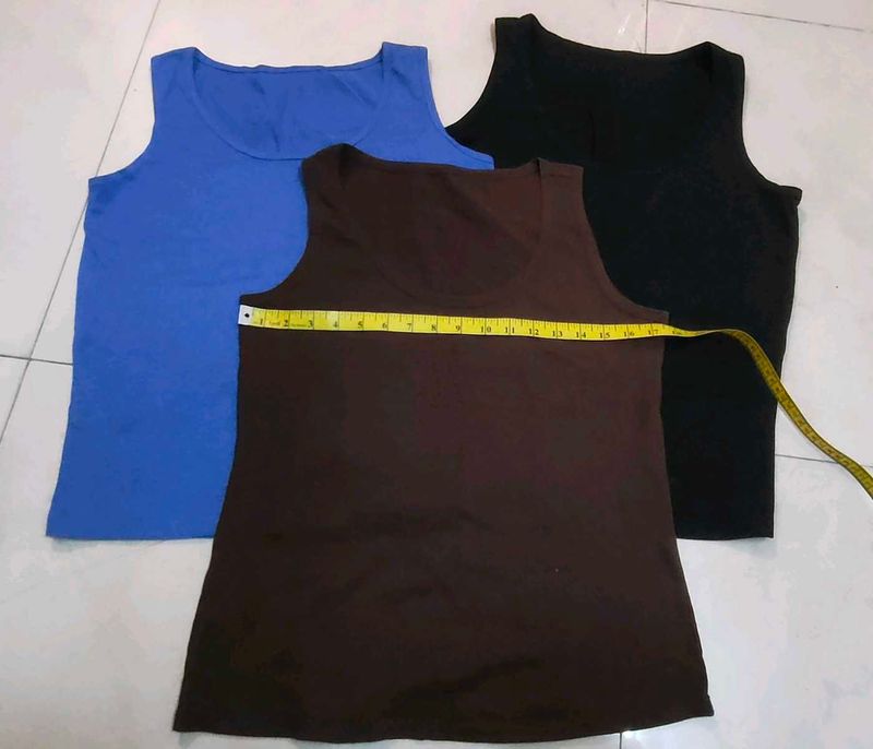 Tank Top supersoft 3 pie combo