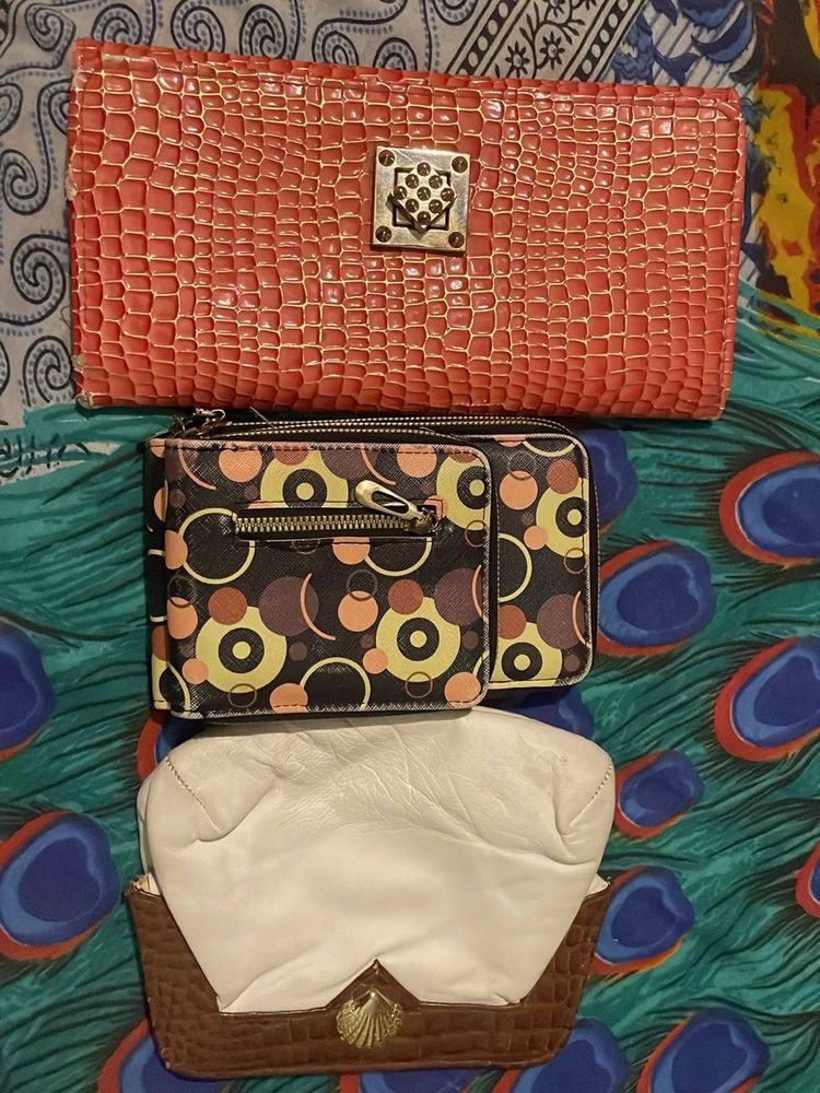 Set of 3 stylish clutches