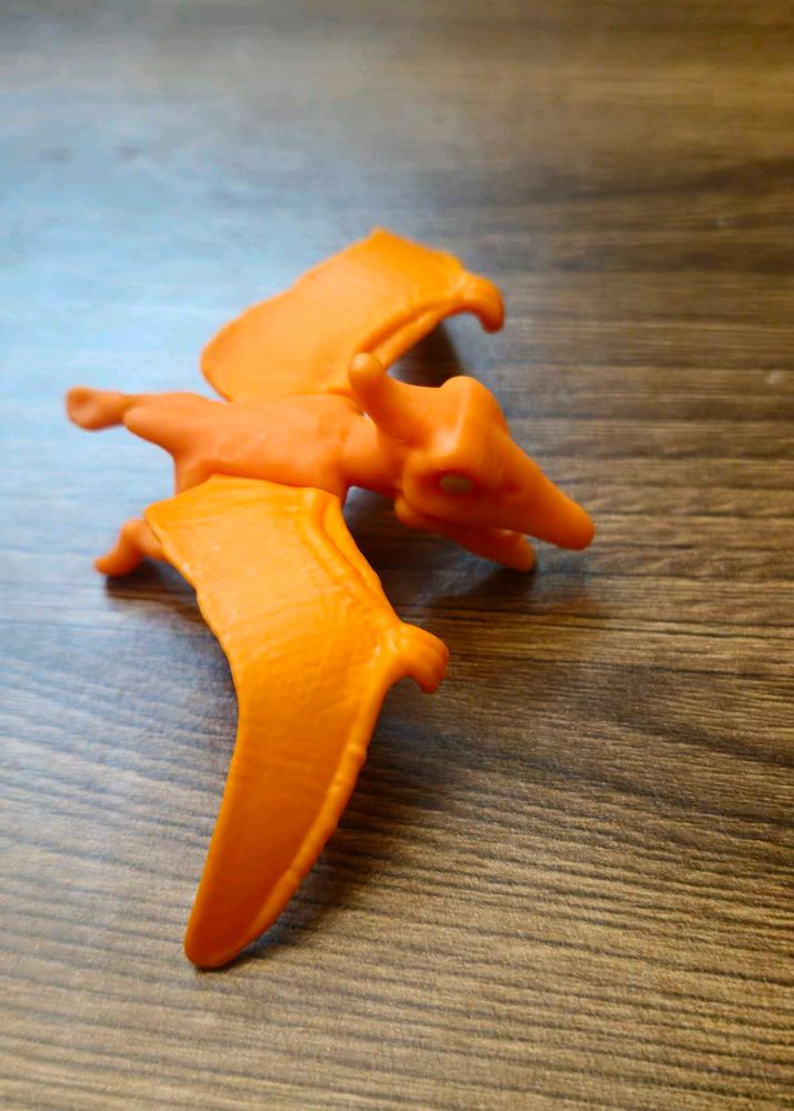 Kinder Joy Jurassic world Orange Pterodactyl Toy
