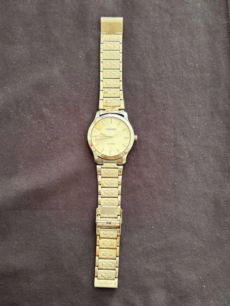 Hanco quartz steel watch.casual and formal